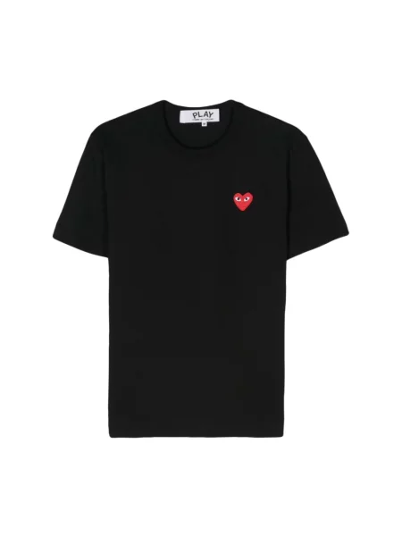 Koszulka Comme Des Garcons w serca czarna