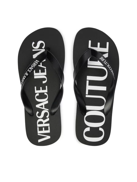 Șlapi Versace Jeans Couture negru