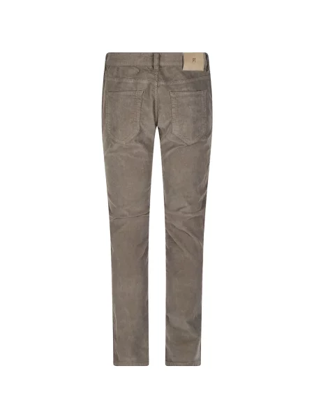 Pantaloni Pt Torino de catifea cord maro