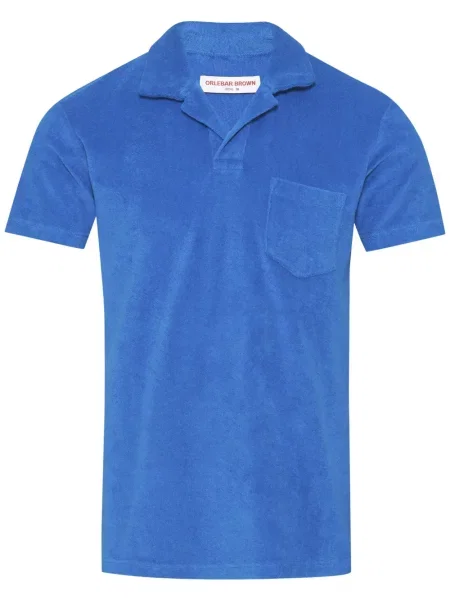Tricou polo Orlebar Brown albastru