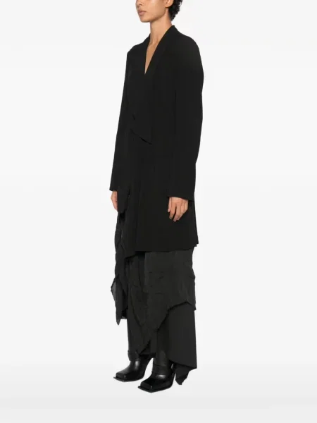 Sacou Yohji Yamamoto asimetric negru