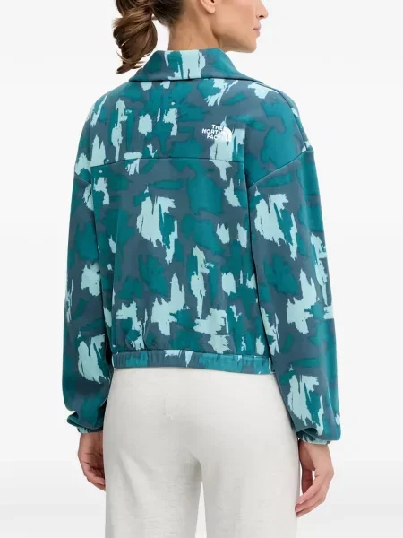 Hanorac cu fermoar The North Face albastru