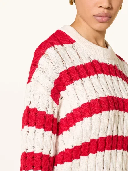 Tommy Jeans Sweter rot biały