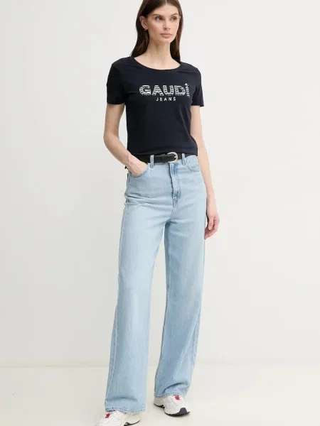 Gaudi t-shirt granatowy