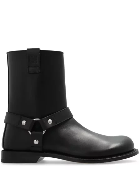 Botine Loewe din piele biker negru