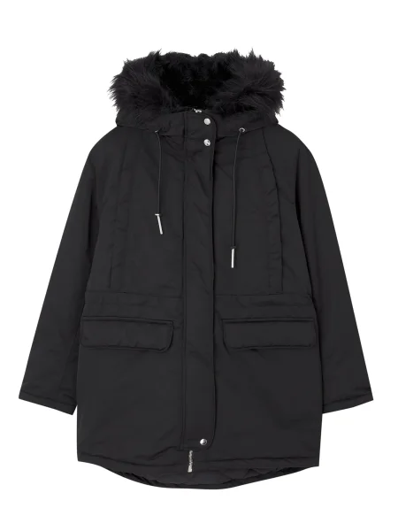 Geacă parka Pull&bear negru