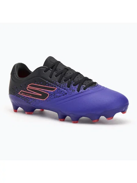 Încălțăminte de fotbal pentru bărbați Skechers Razor Academy Gold FG purple violet
