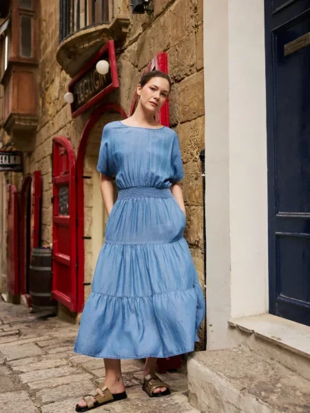 Rochie Marisse albastru