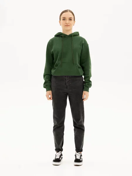 Кофти та светри Fruit of the loom смарагдовий бавовна/поліестер