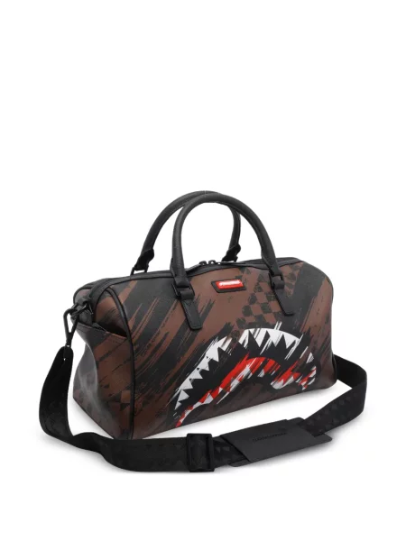 Geantă Sprayground grunge maro