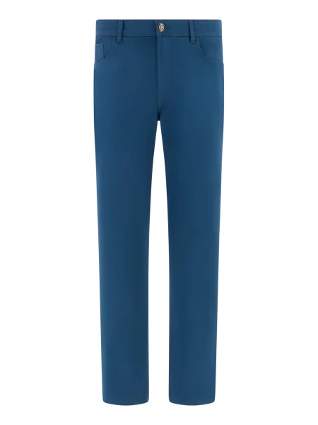 Boggi Milano Pantaloni eleganți cobalt albastru