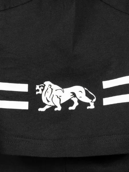 LONSDALE Tricou negru alb