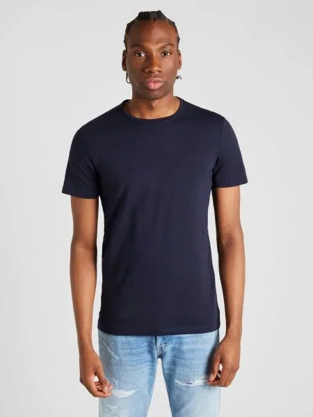S.Oliver BLACK LABEL Tricou bleumarin negru