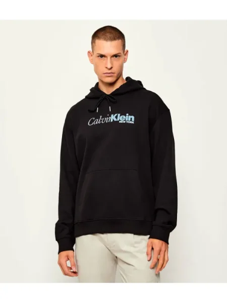 Calvin Klein Hanorac TERRY | negru