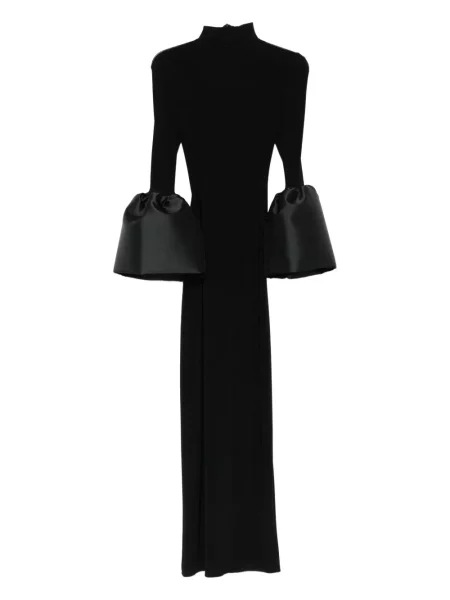Oblekové midi šaty Atu Body Couture po kolena černé