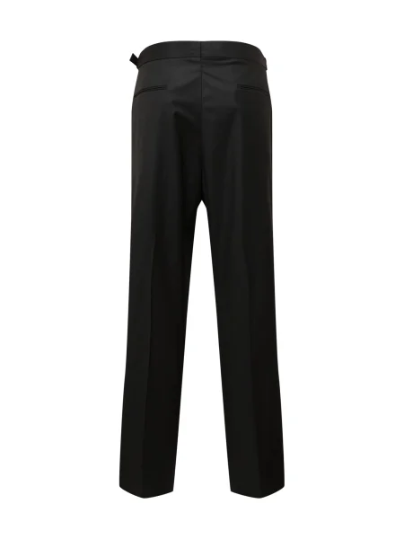 BURTON MENSWEAR LONDON Ráncos nadrág fekete