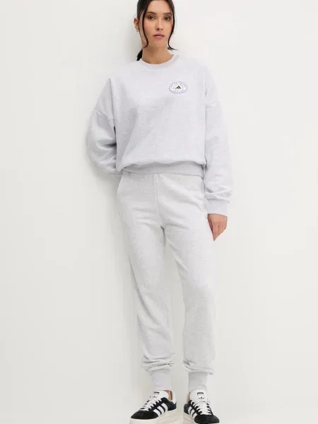 Спортивні штани adidas Coquette меланж сірий