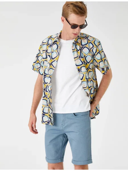 Pantaloni scurți Koton albastru