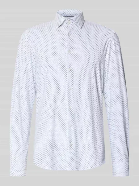 Koszula o kroju slim fit biznes z kołnierzykiem typu kent Jake*s biała