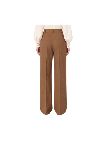 Nohavice Maxmara Studio hnedá