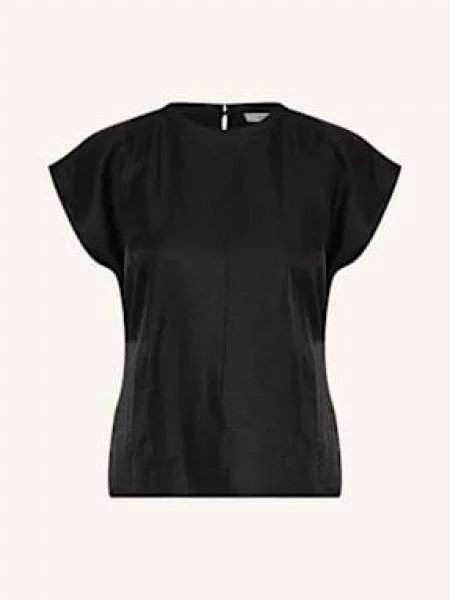 Reiss Tričko Soleya Se Lnem černá