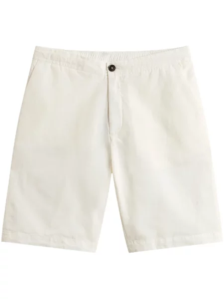 Lanene kratke hlače Woolrich bijela