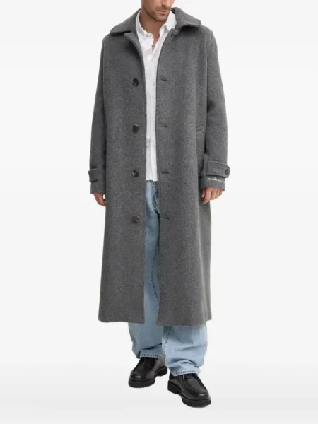 Палто Fiorucci преден джоб сиво