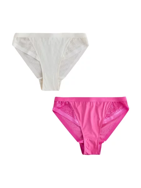 Next Kalhotky pink bílá