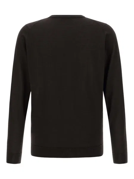 Cardigan John Smedley de lână maro
