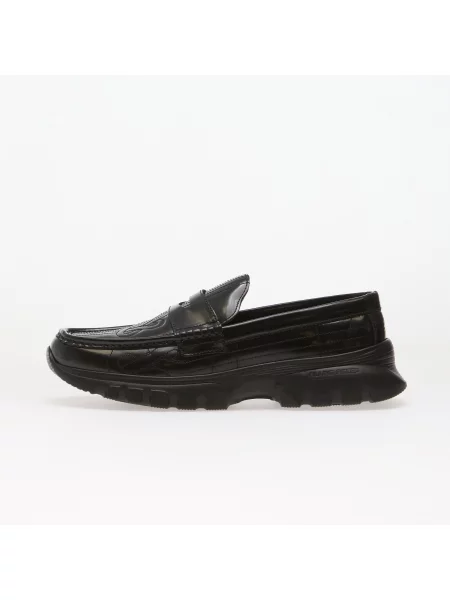 Prošívaný loafers Filling Pieces černé