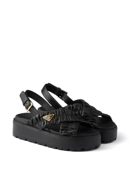 Sandale Prada din piele negru