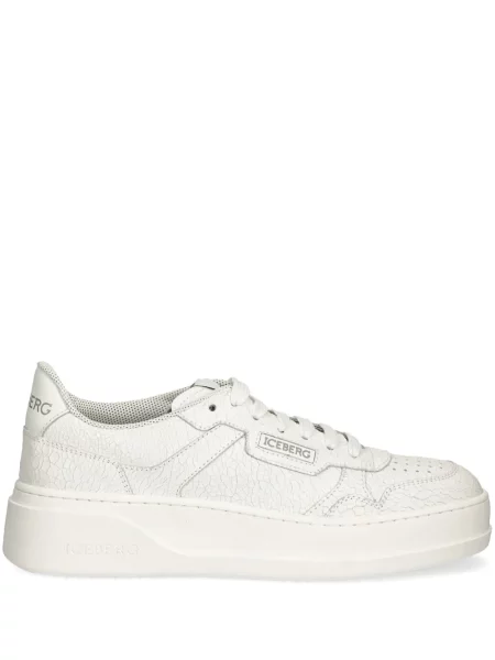 Sneakerși Iceberg din piele alb