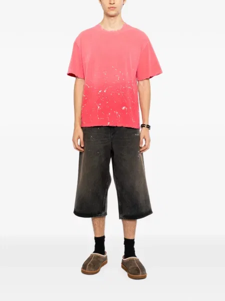 Tricou Pale Cloud cu imagine roșu