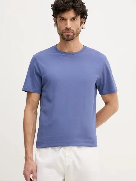 Majica Hackett London bez uzorka plava