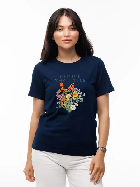 Футболка наталюкс синяя