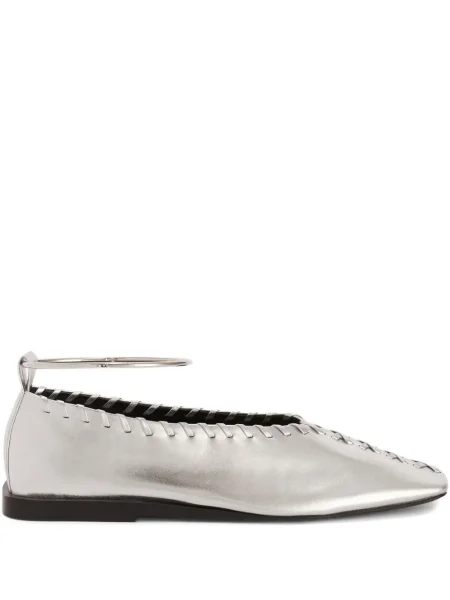 Balerini Jil Sander argintiu