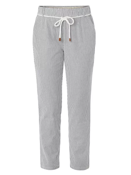 TATUUM Pantaloni Faraja bleumarin alb