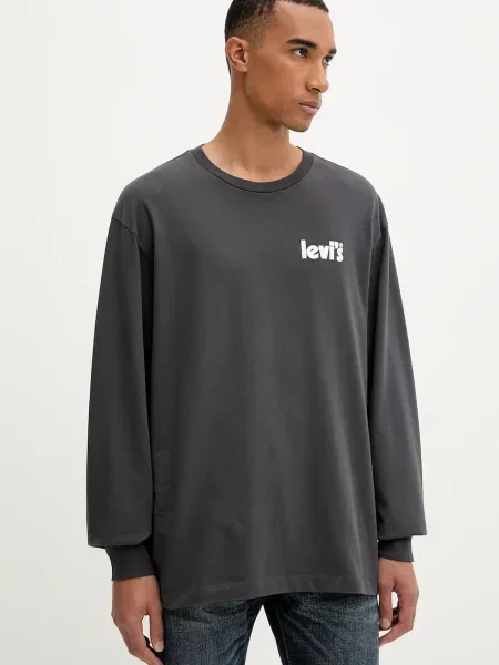 Hosszú ujjú póló Levi's ® fekete