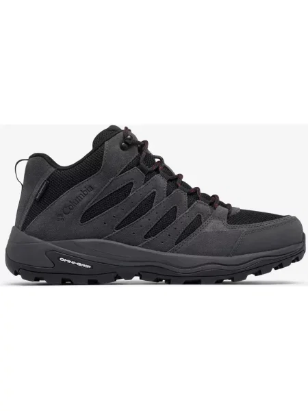 Buty trekkingowe Columbia Redmond IV Mid Waterproof asfaltowe 40 czarne