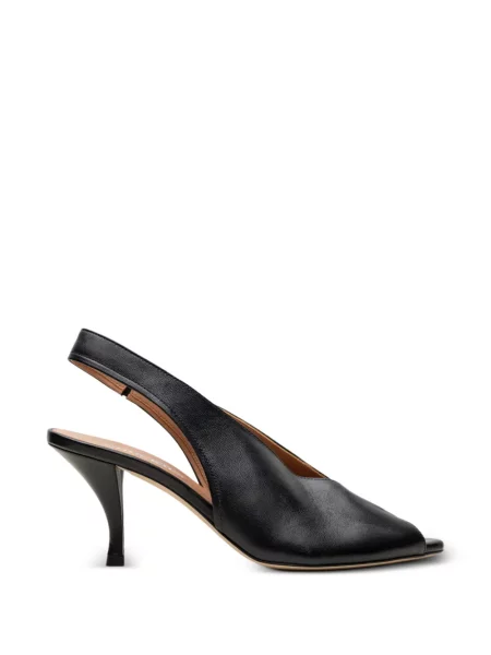 Pantofi cu toc Chuckies slingback negru