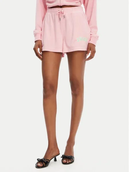 Juicy Couture Спортни шорти Perkin розов