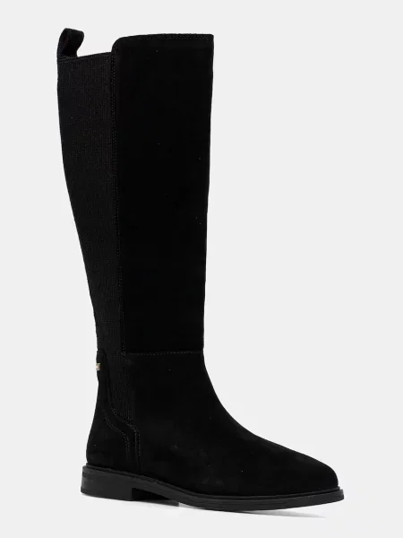 Tommy Hilfiger Cizme | piele întoarsă negru