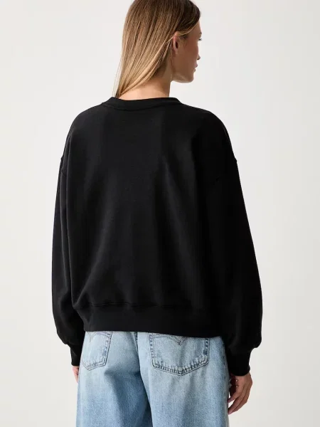Levi's bluza z bawełną EVERYDAY CREW czarna