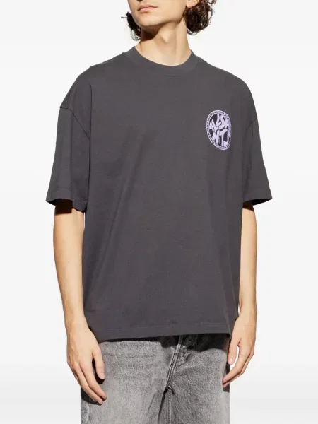 Tricou Allsaints cu imagine gri