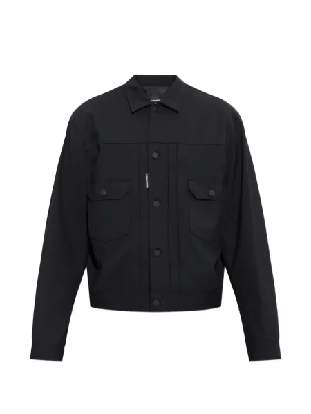 Geacă Dsquared2 de lână negru