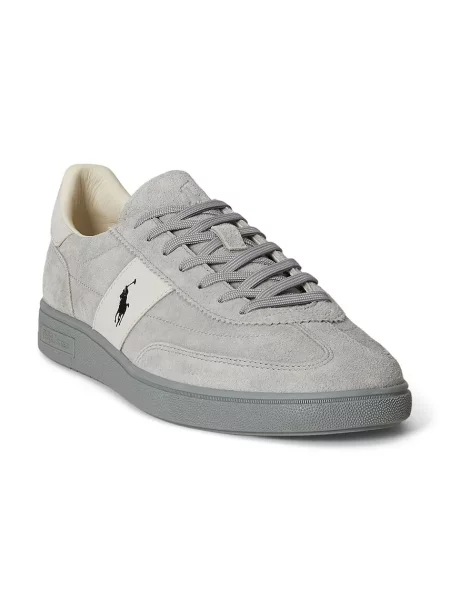 Semišové tenisky Polo Ralph Lauren Bedford Pp sivá