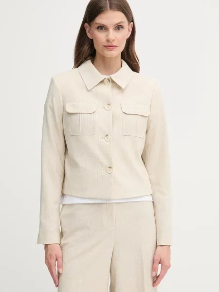 Сако Dkny с едно копче бежово