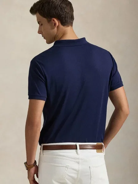 Polo Ralph Lauren Tričko tmavomodrá / karamelová červená