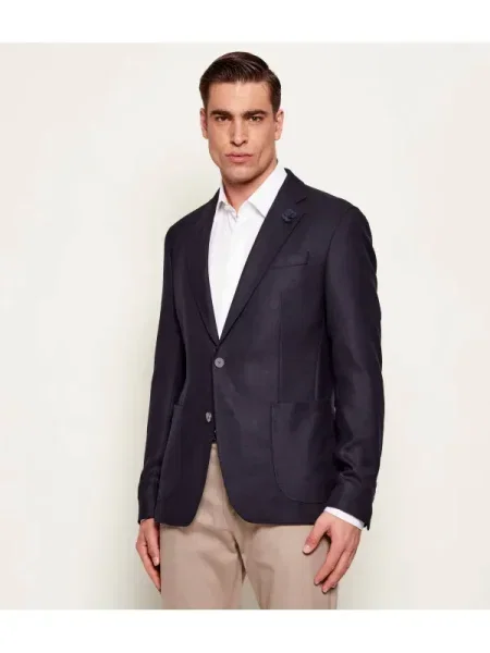 Joop! Zakó Hoverest gyapjú hozzáadásával kék