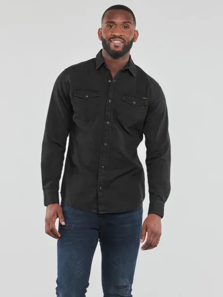 Cămașă Jack & Jones negru
